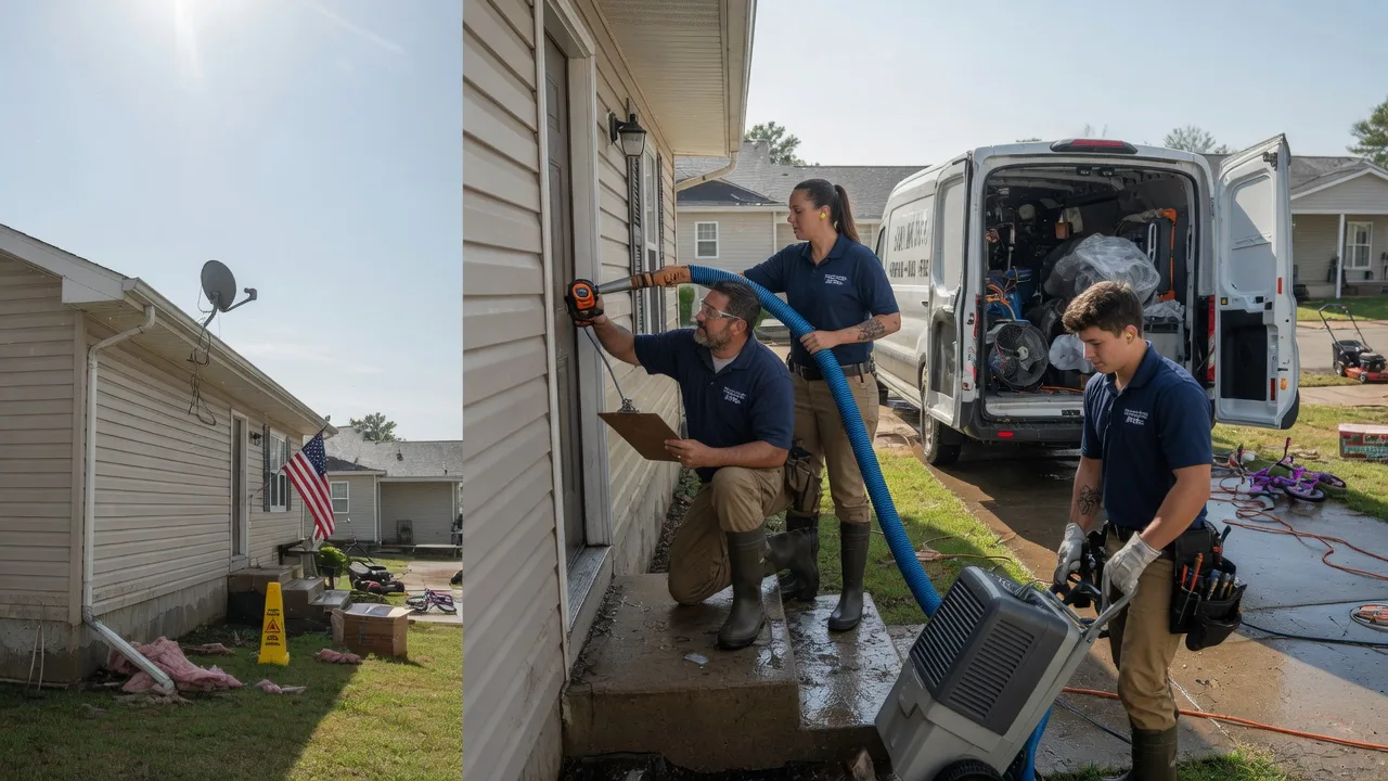 Ceiling Water Damage Restoration in Omaha, AR near me